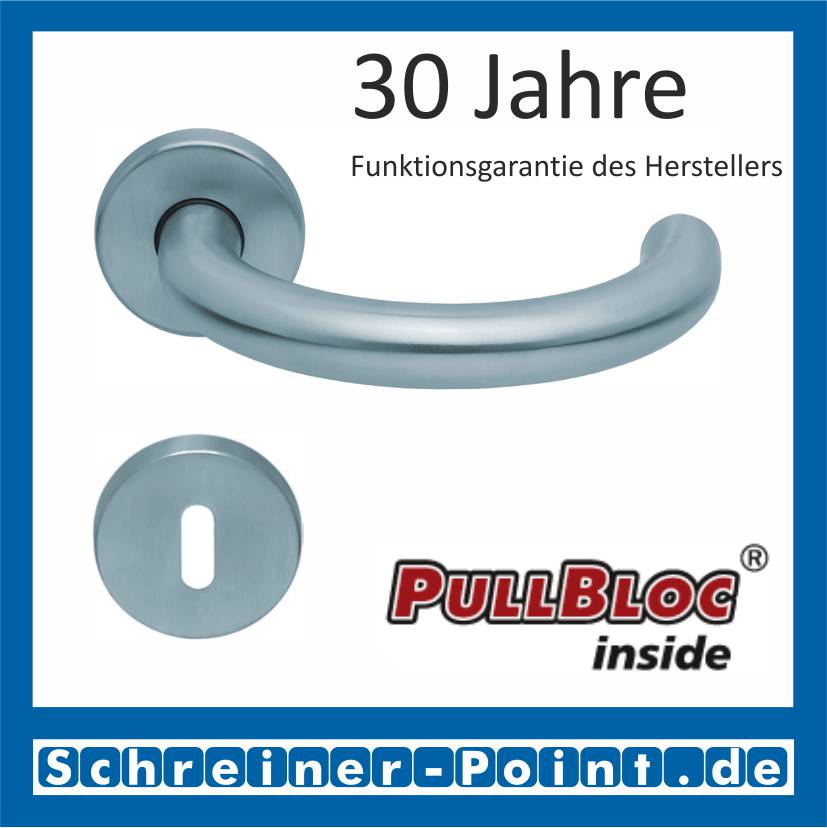 Scoop Baloo PullBloc Rundrosettengarnitur, Rosette Edelstahl matt